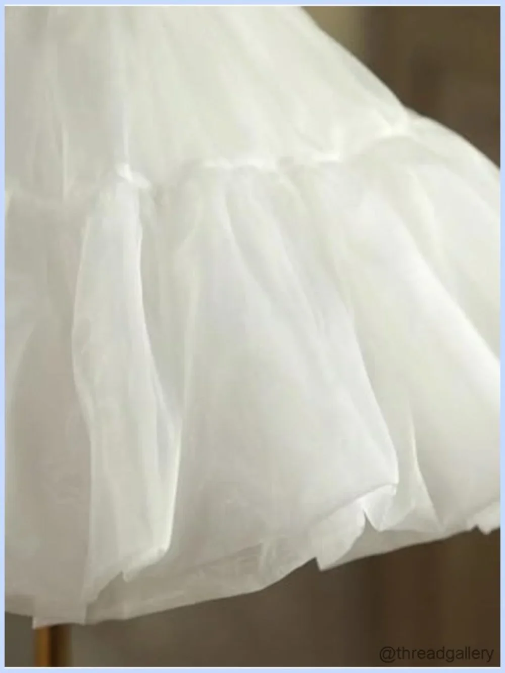 Women's Petticoat 50s 4 Levels Hoopless Short Length Tulle Crinoline